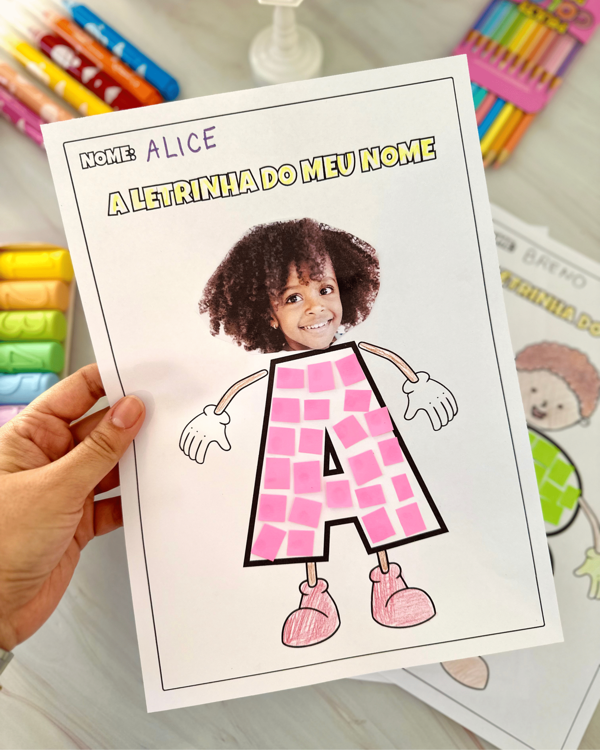 Atividade A Letrinha do Meu Nome – Nome Próprio na Educação Infantil