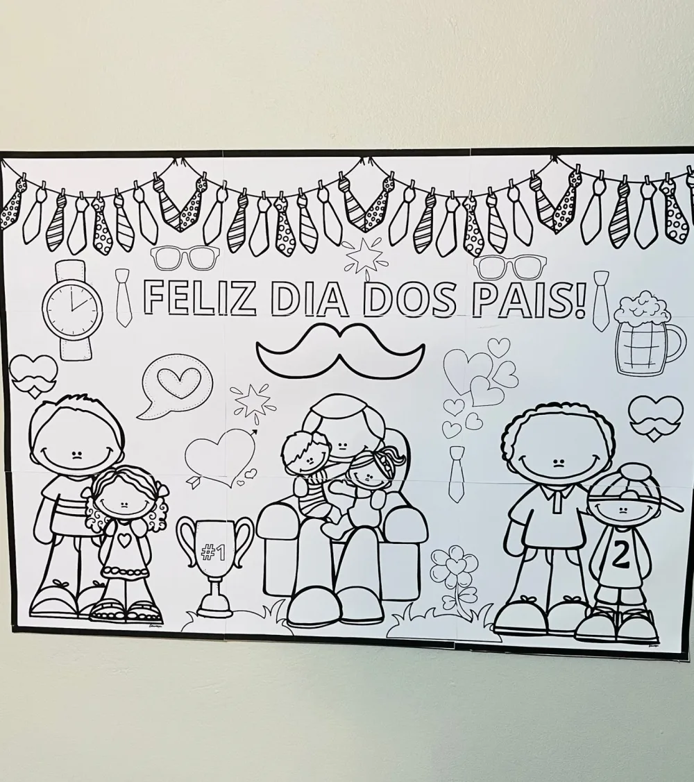 05 Painel Colaborativo Dia dos Pais — Pronto para Imprimir