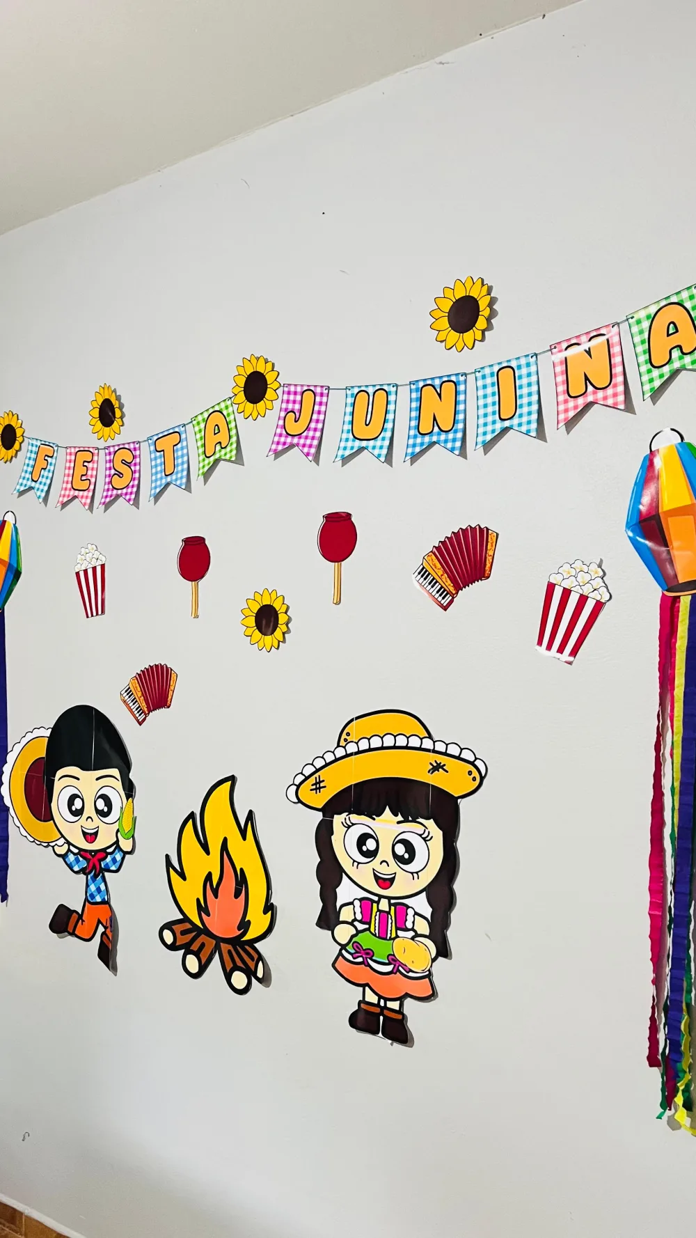 12 Painel Festa Junina Grande — Pronto para Imprimir