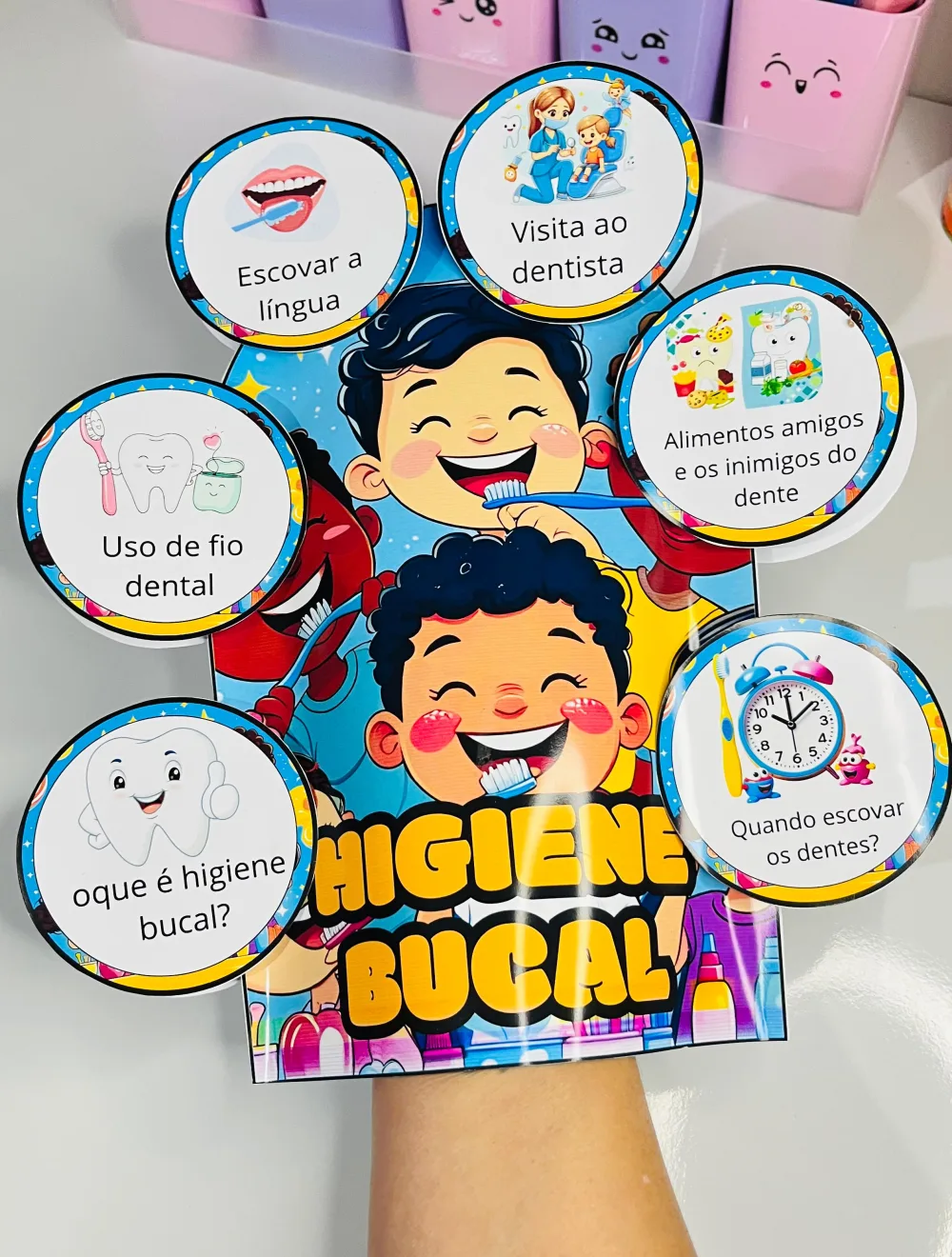 Luva Higiene Bucal — Pronto para Imprimir