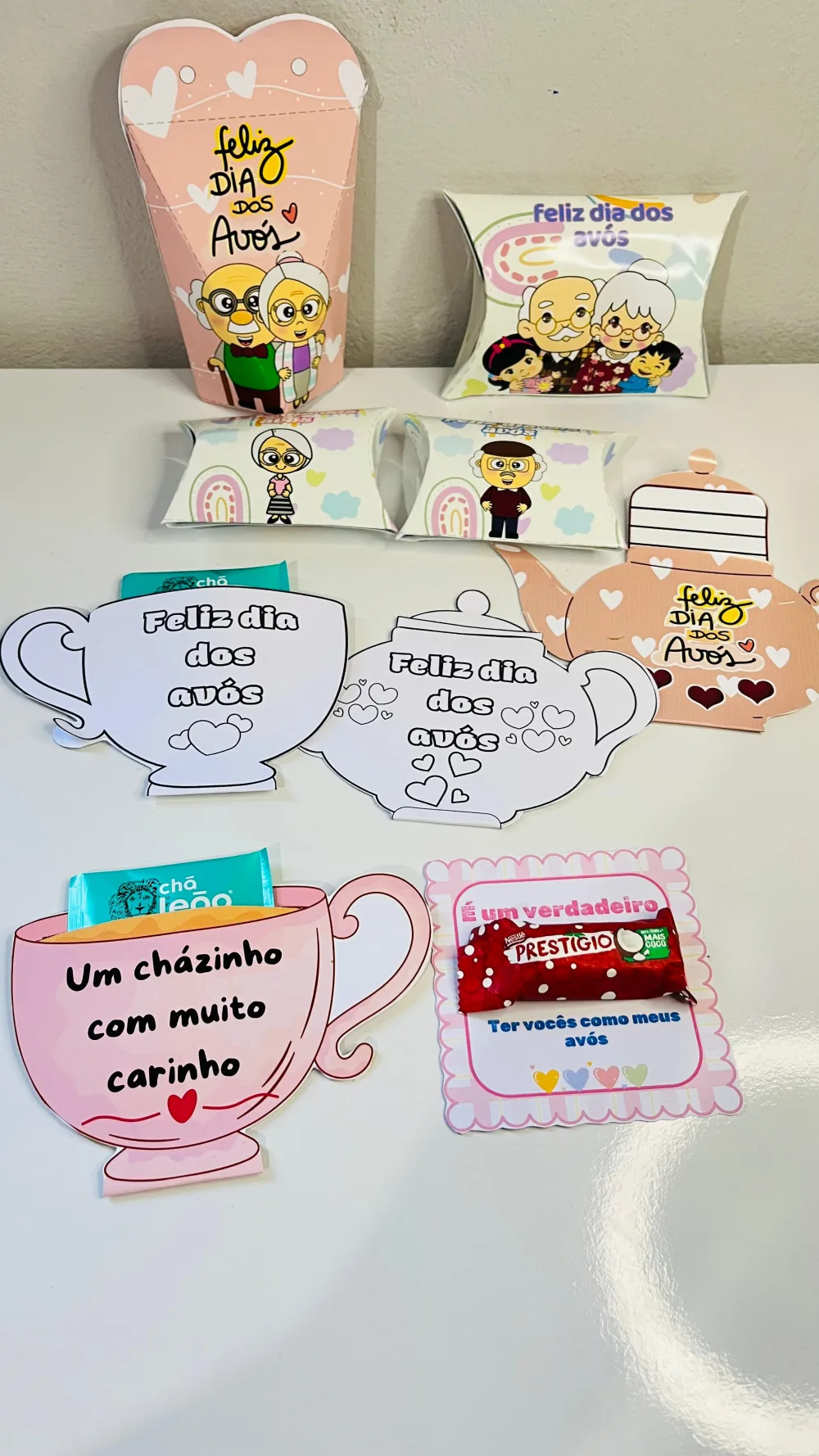 23 Lembrancinha Dia dos Avós — Pronto para Imprimir