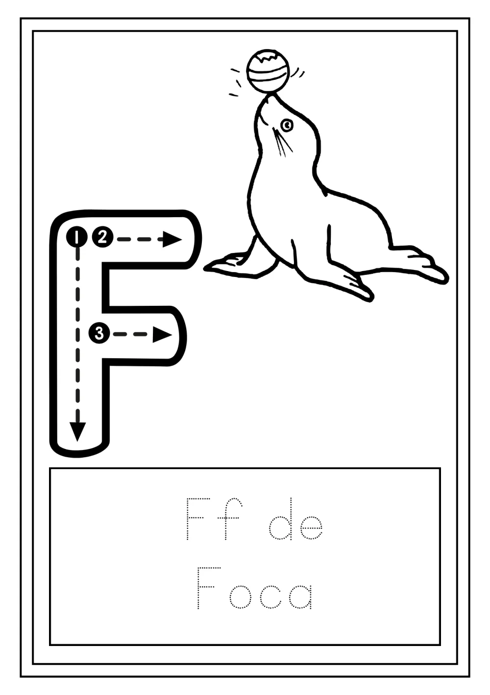 Alfabeto Animal — Pronto para Imprimir