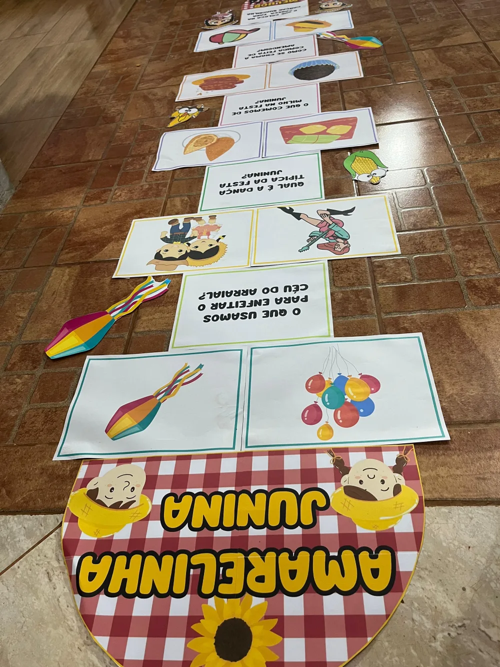 Amarelinha Junina Plr — Pronto para Imprimir