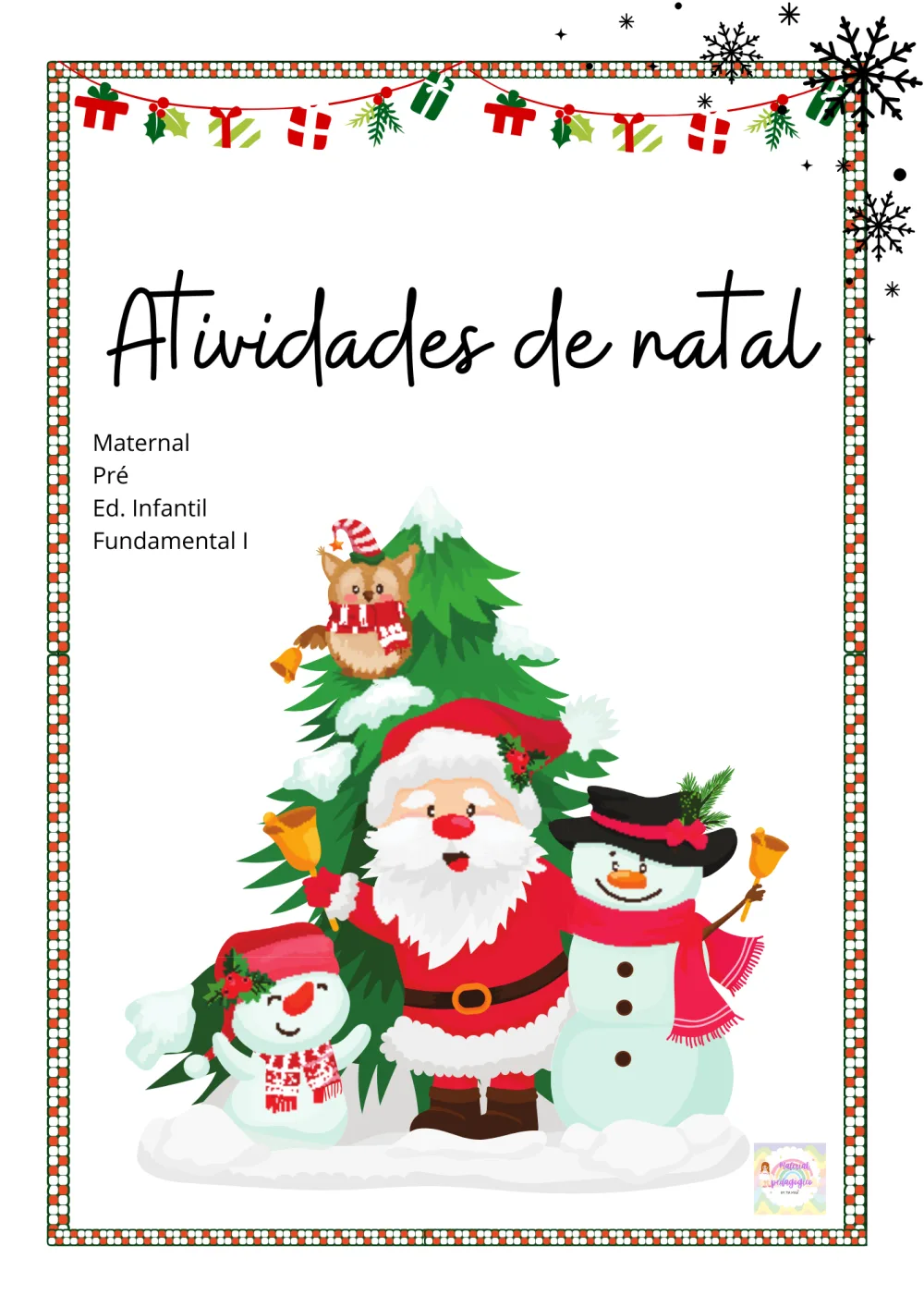 Atividades de Natal — Pronto para Imprimir