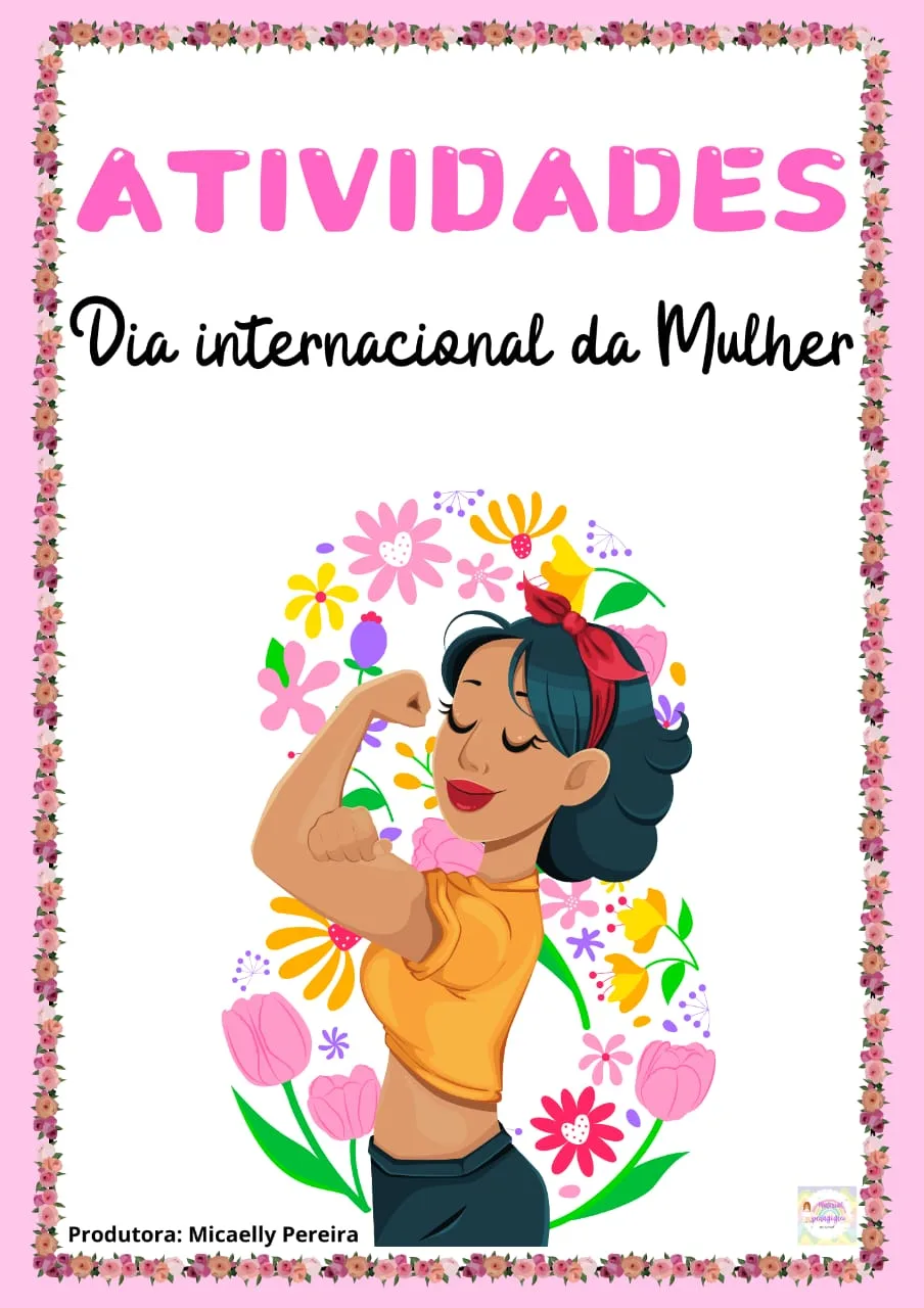 Atividades Dia das Mulheres — Pronto para Imprimir