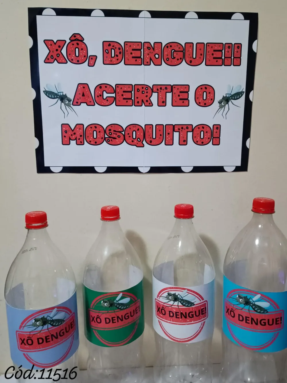 Boliche Xô Dengue — Pronto para Imprimir