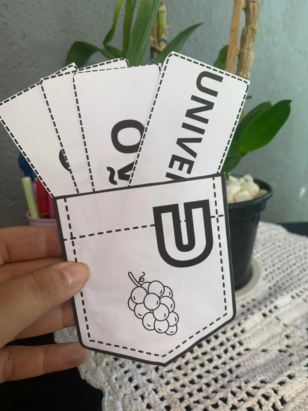 Bolsinho das Vogais — Pronto para Imprimir