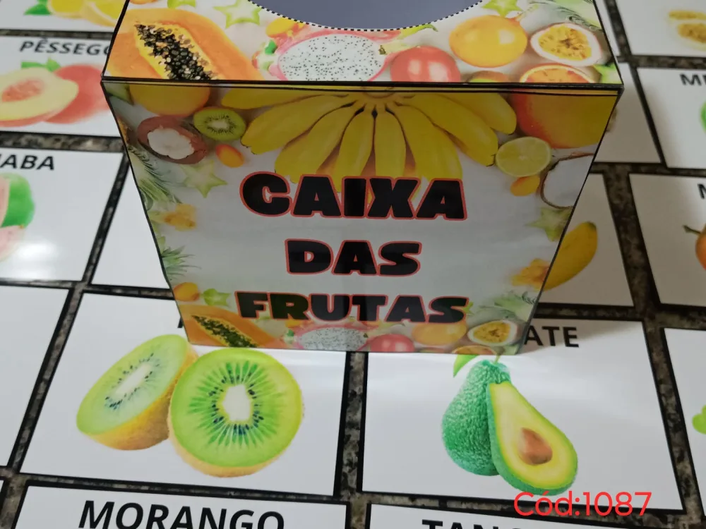 Caixa das Frutas — Pronto para Imprimir