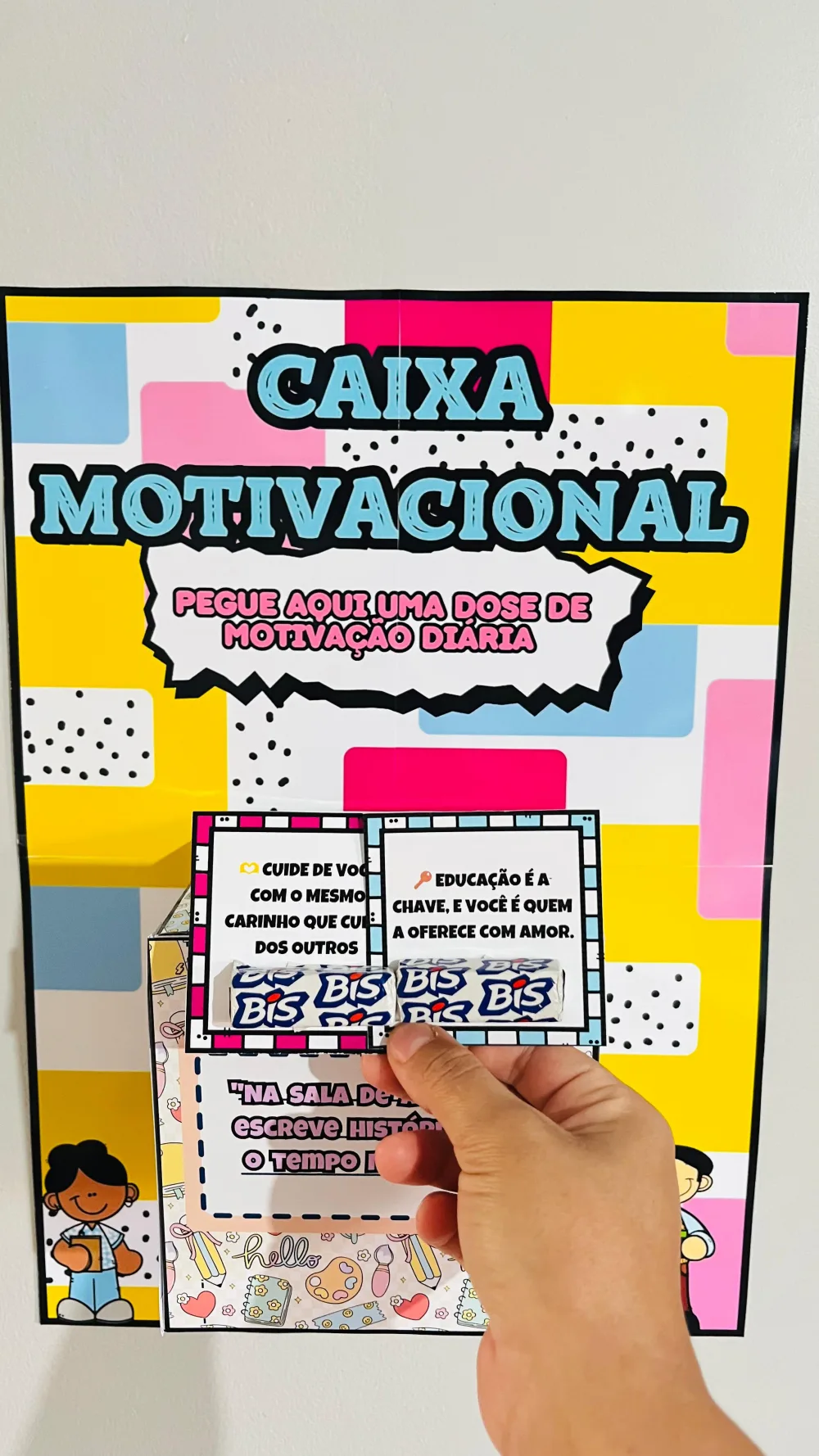 Caixa Motivacional — Pronto para Imprimir