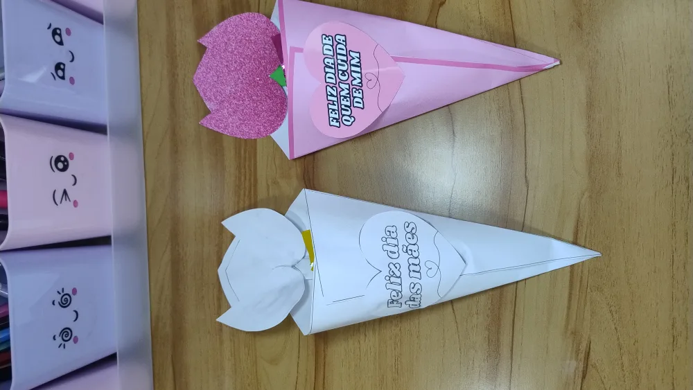 Cartão Flor — Pronto para Imprimir