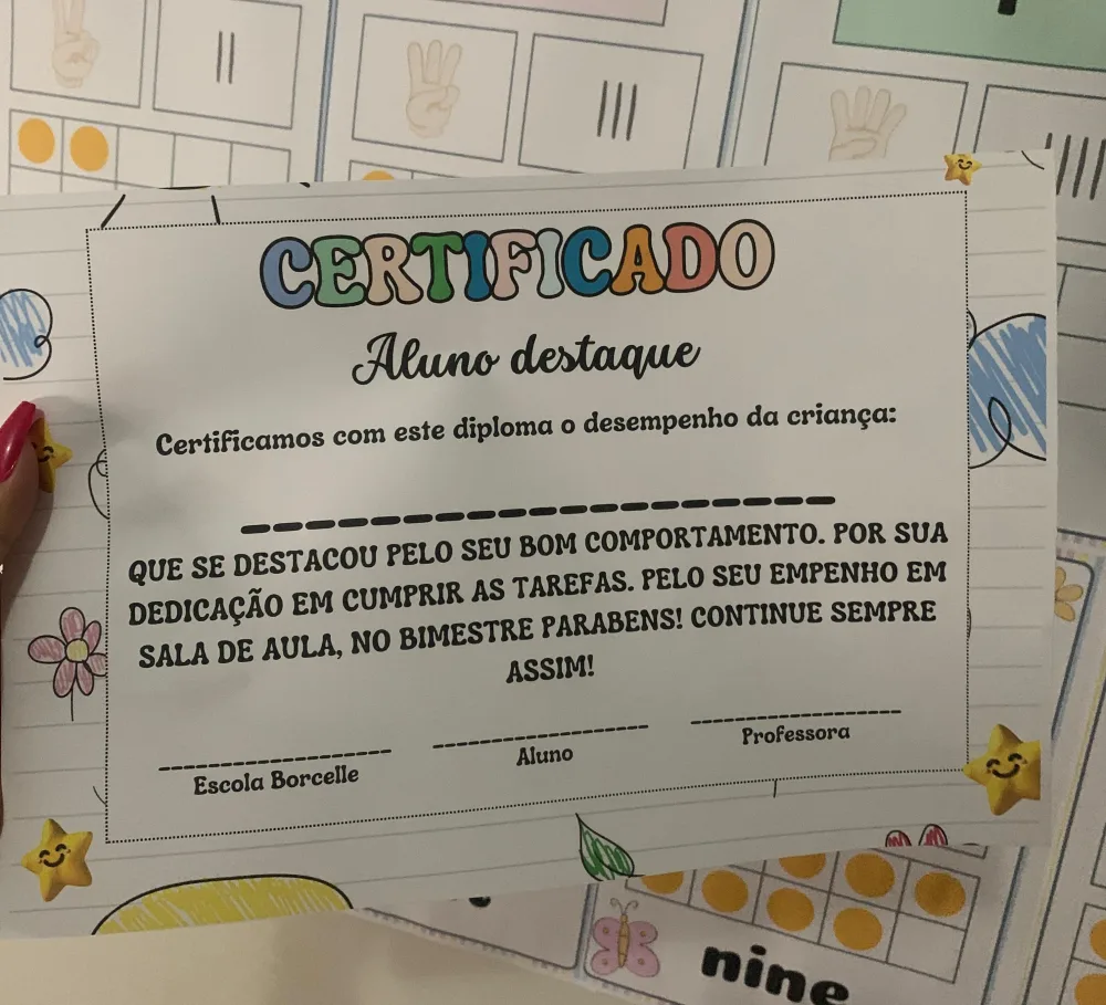 Certificado do Aluno — Pronto para Imprimir