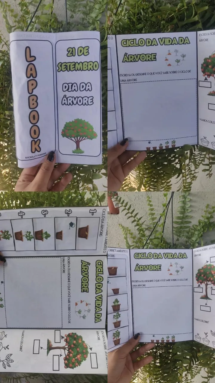 Lapbook Dia da Árvore — Pronto para Imprimir
