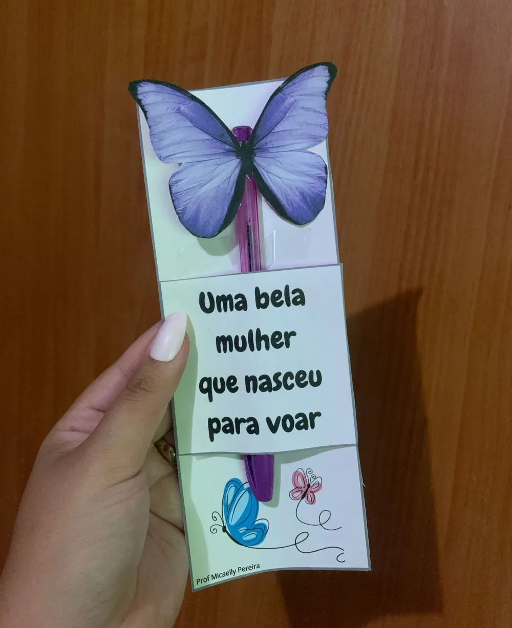 Lembrancinha Dia da Mulher — Pronto para Imprimir