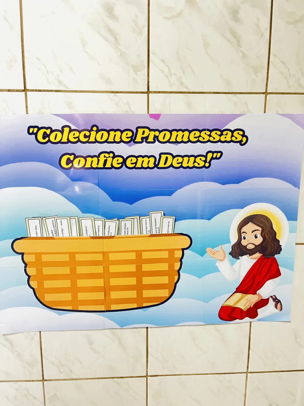 Painel Promessas de Deus para Mim — Pronto para Imprimir