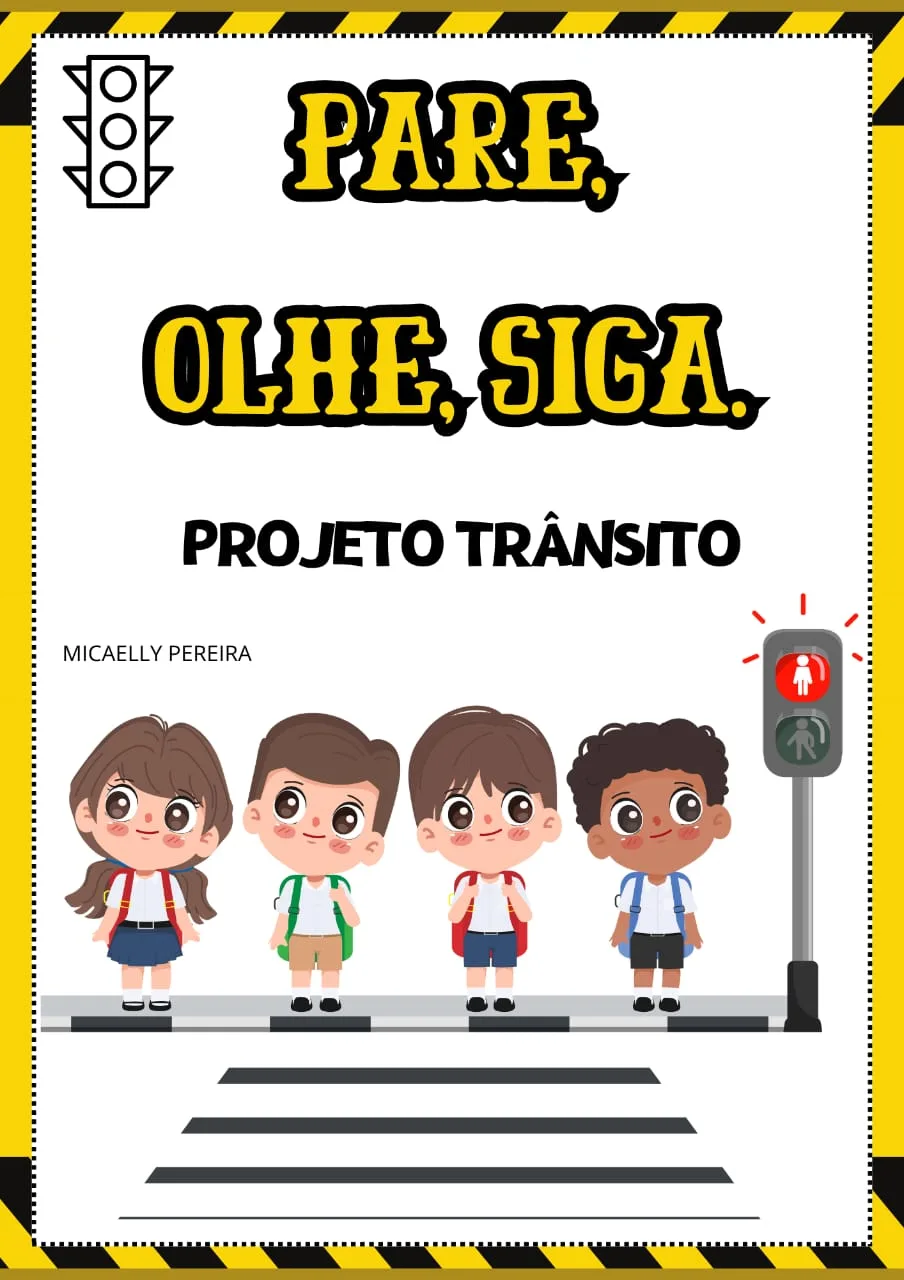 Pare, Olhe e Siga — Pronto para Imprimir