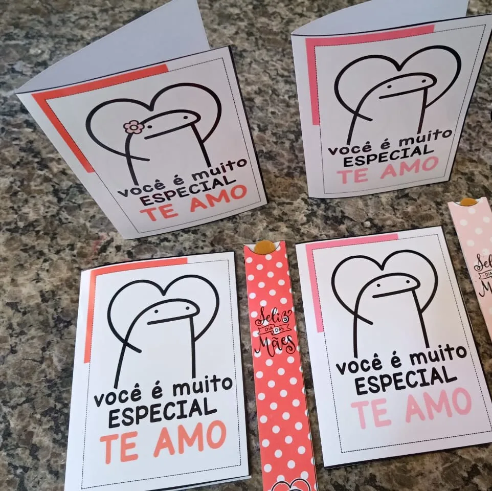 Porta Lixa+ Cartão Dia das Mães — Pronto para Imprimir