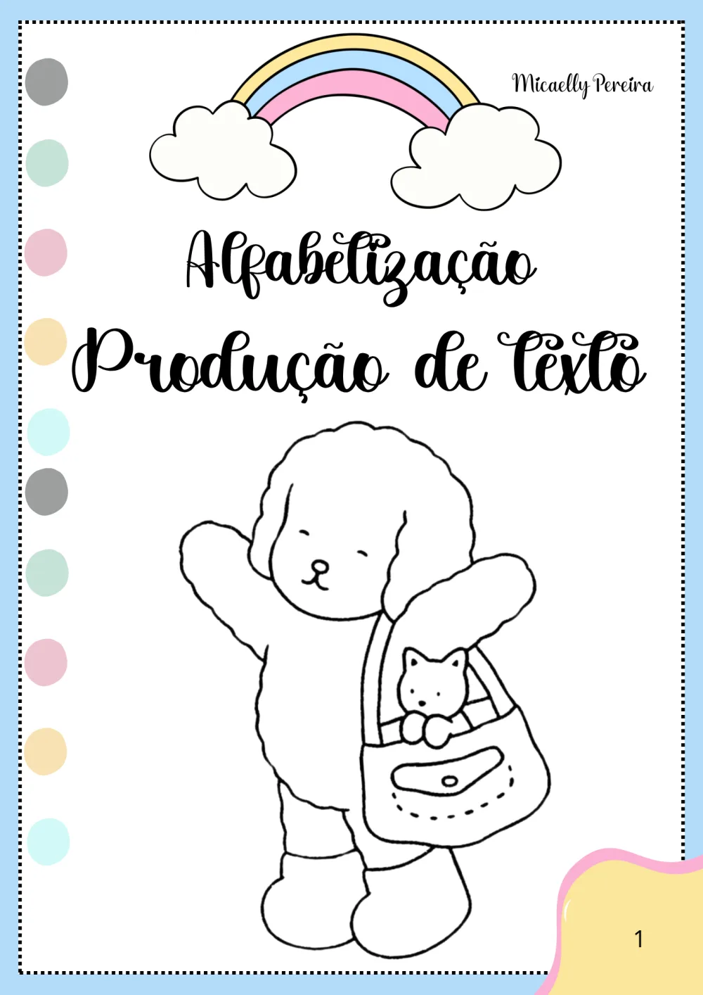 Produção de Texto Bobbie Goods — Pronto para Imprimir