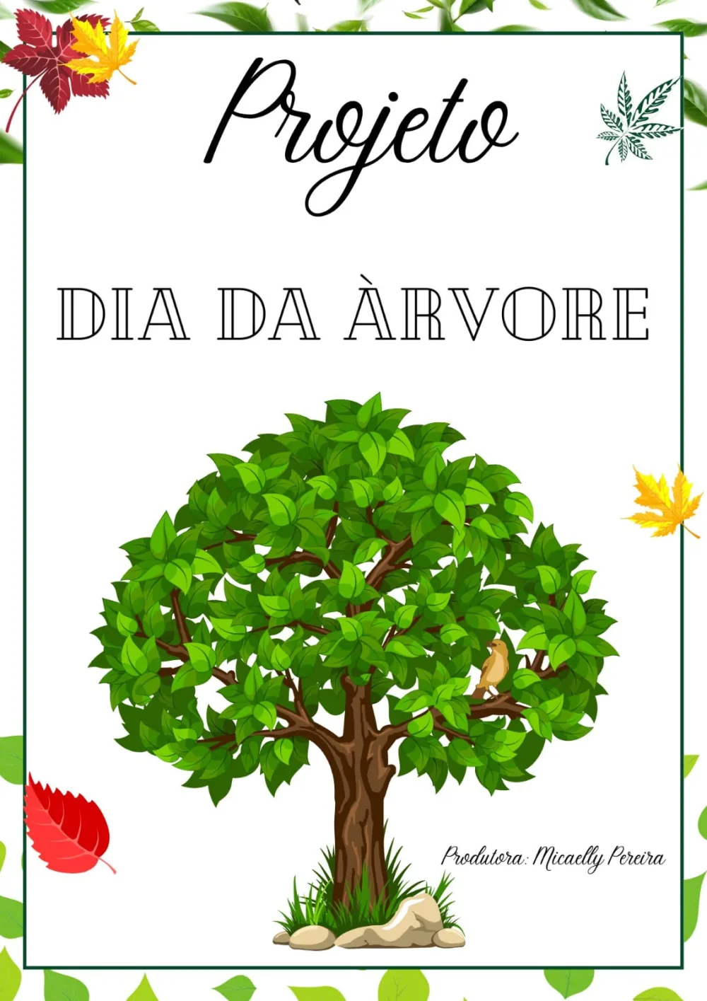 Projeto Dia da Árvore — Pronto para Imprimir
