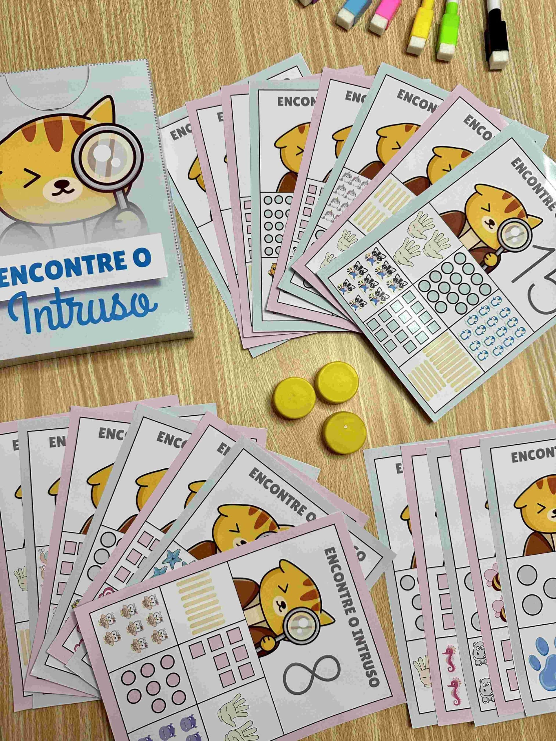 Encontre o Intruso Numerais