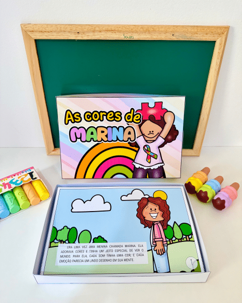 Livro na Caixa: As Cores de Marina