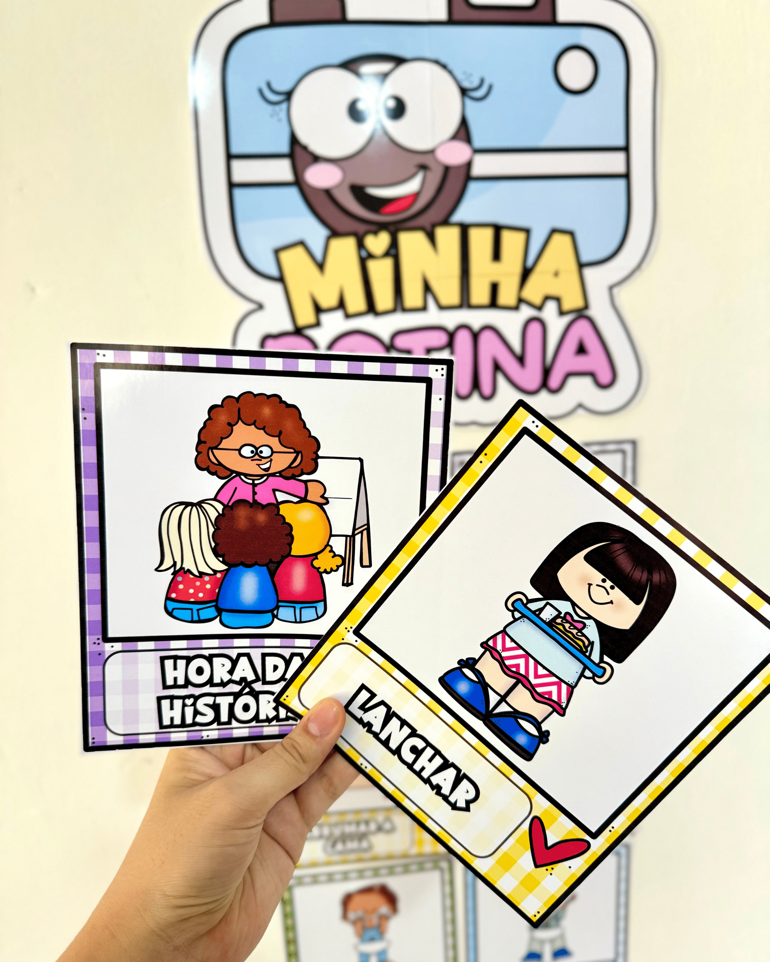 Painel Minha Rotina – Organização Visual para Crianças