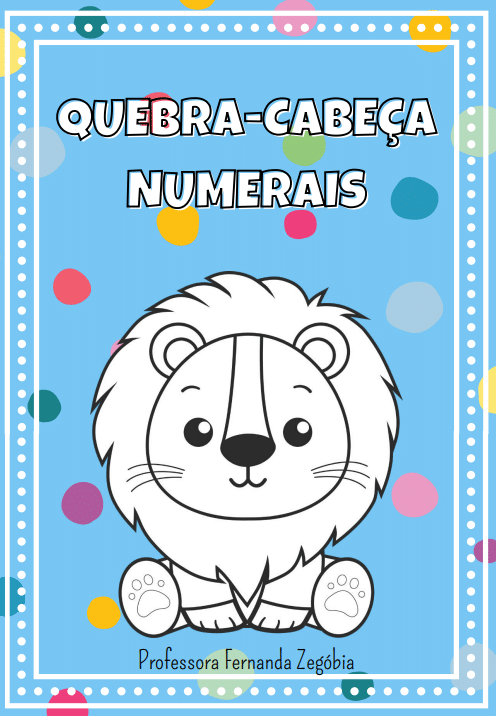 Quebra-cabeça desenhos Numerais