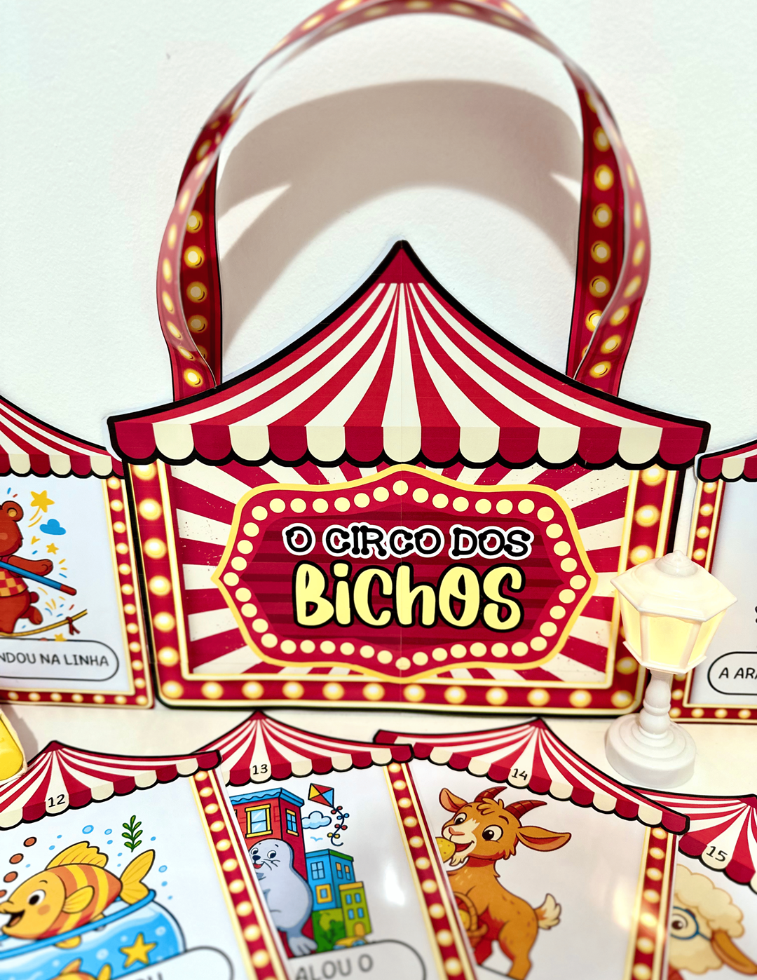 Sacola circo dos bichos