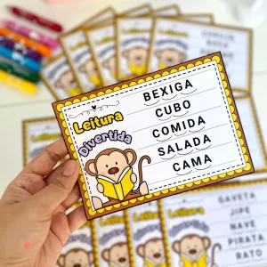 Fichas de Leitura Divertida para Crianças - Pronto para Impressão