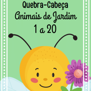 Quebra-cabeça Numerais animais de Jardim